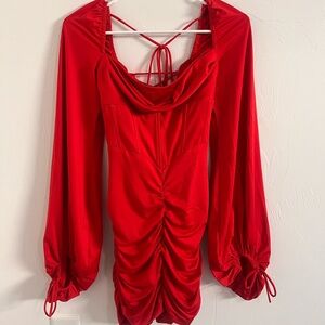 Lucy in the Sky Red Mini Dress
